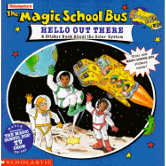 Pre-Owned Magic School Bus Hello Out There: A Sticker Book About The Solar System by Nancy E. Krulik Paperback, Children's Books, English