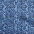 thumbnail image 1 of oneOone Rayon Blue Fabric Animal Skin Sewing Material Print Fabric By The Yard 56 Inch Wide, 1 of 4