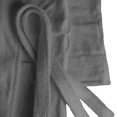 thumbnail image 5 of Men's Plush and Absorbent Turkish Cotton Bathrobe by Blue Nile Mills - Small/Medium, Gray, 5 of 7