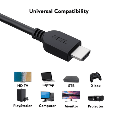 onn. 12' Premium HDMI Cable