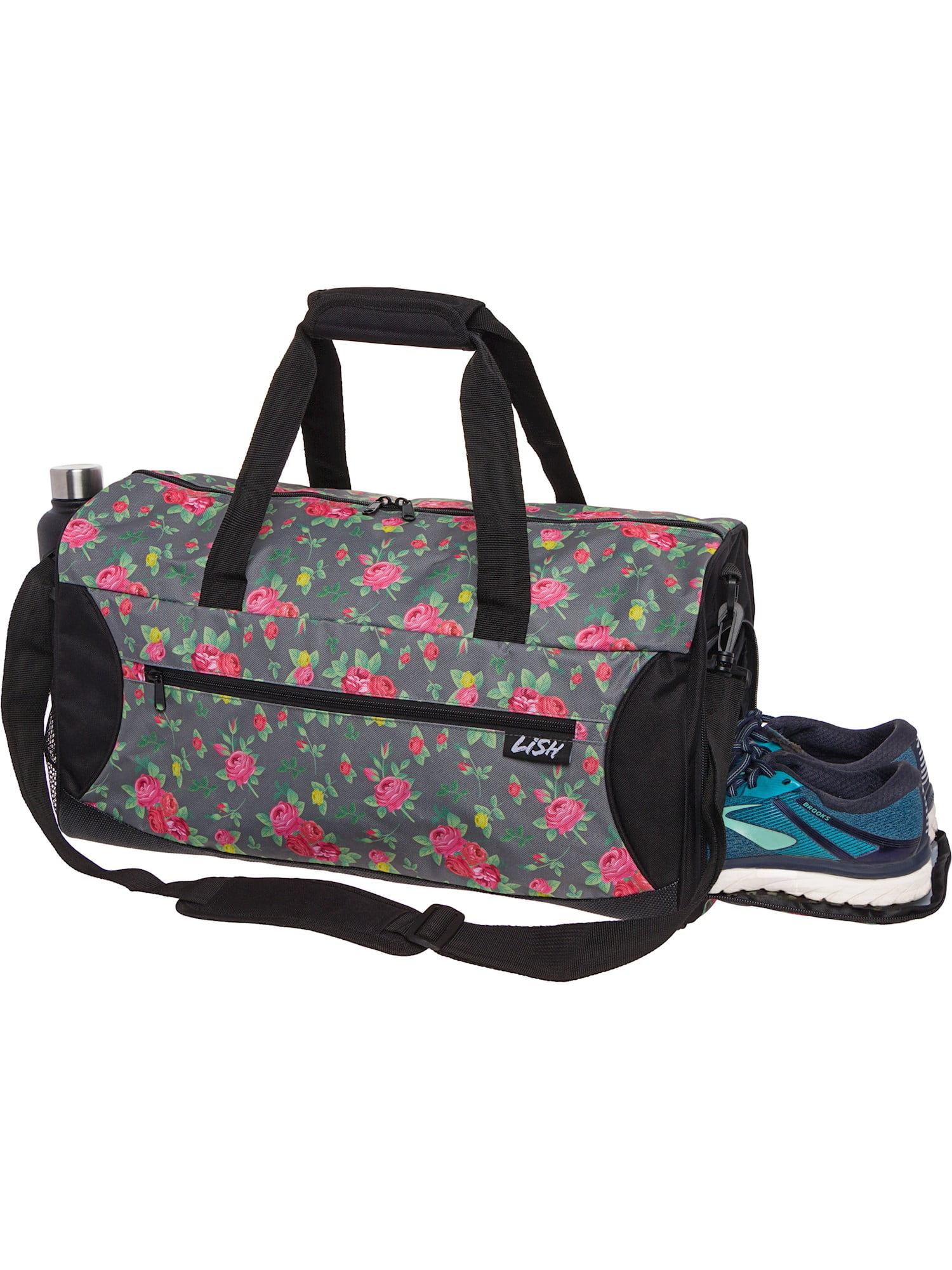 floral gym bag
