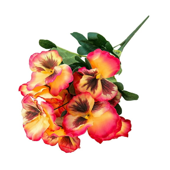 patio deals 21 Bundles Outdoor Artificial Flowers UV Resistant Fake Silk Flowers No Fade Faux Plastic Plants Garden Porch Window Box Decoration(Purple)