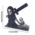 thumbnail image 3 of ZJNGJC Halloween Wooden Tabletop Signs Grim O Witch Decorative Holders Farmhouse Tiered Tray For Home Party Desktop Ornament B, 3 of 5