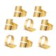 thumbnail image 1 of 12 paquetes de anillos de servilleta de metal NQ decoraciones de mesa dorados, 1 of 3