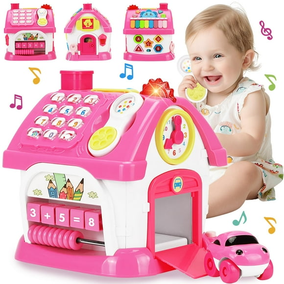 Casa musical Montessori de Toy Dreampark 8 en 1 para niñas de 1 a 2 años