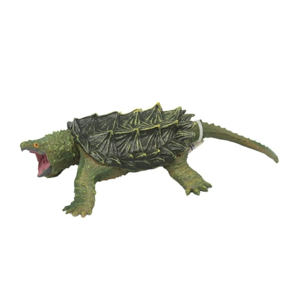 Snapping Turtle Model Animal Figure Simulation Toy with Realistic Lifelike Design for Kids Home Decor