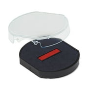 Trodat T46140 Dater Replacement Pad, 1 5/8, Blue/Red