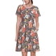 thumbnail image 1 of Easygdp Foxes para Vestido Transpirable de Mujer, Vestido Suelto de Manga Corta con Pliegues y Bolsillos para el Verano, 1 of 6