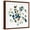Brown Frame, variant on Art.com Blue Leaves Branch Art Print by Asia Jensen, 16" x 16"
