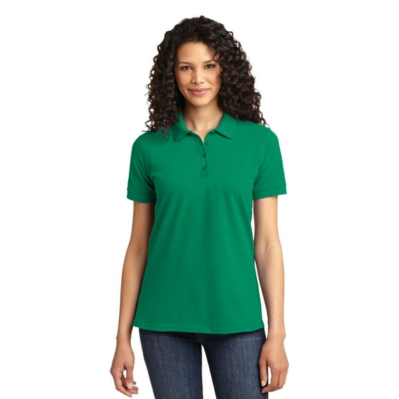 Port & Company Ladies Core Blend Pique Polo-4XL (Kelly)