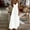A0473-White, variant on QUINDOS Womens Dresses Sleeveless Sundress V-neck Holiday Plus Size Dresses Summer Tank Breathable Solid Color Long Midi Womens Dresses
