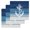 Navy Blue, variant on Nautical White Anchor Kitchen Dish Towels for Drying Dishes Set of 3, Blue Gradient Ocean Abstract Waffle Weave Microfiber Hand Tea Bathroom Towels Quick Dry & Absorbent Towel 15.7x23.6