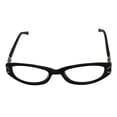 thumbnail image 3 of Jones New York Women Ophthalmic Rectangle Plastic Eyewear, J217 Black 49mm, 3 of 6