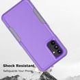 thumbnail image 6 of For Samsung Galaxy A13 4G Case ,Sturdy Phone Case for Galaxy 13 5G 6.5 inch ,Takfox Shockproof Protection Heavy Duty Armor Hard Plastic & Rubber Rugged Bumper 2-in-1 Case Cover ( Purple ), 6 of 6