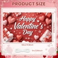 thumbnail image 2 of Red Heart Valentine's Day Banner Pink Theme Love Display Polka Dot Gift Box Heart Backdrop for Romantic Party Valentine's Celebration Couples Gathering, 2 of 8