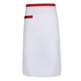 thumbnail image 2 of Milaget Half Size Waist Kitchen Apron Catering Chef Hotel Cook Server Waiter Pub White, 2 of 9