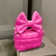 thumbnail image 5 of pstuiky Bolso bandolera de mujer con lazo plisado, bolso de hombro, color liso, 5 of 6