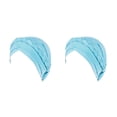 thumbnail image 2 of ZLight Turban Breathable Assorted Colors Single Layer Elastic Comfortable Polyester Head Scarf Wraps Hair Bonnet for Women Lake Blue Standard 2Set, 2 of 6