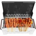 thumbnail image 2 of Portable Folding Charcoal Grill - Compact Table Top BBQ Grill for Outdoor Cooking, Camping & Picnics - Lightweight Camping Grill & Smoker for Easy Travel, 2 of 6