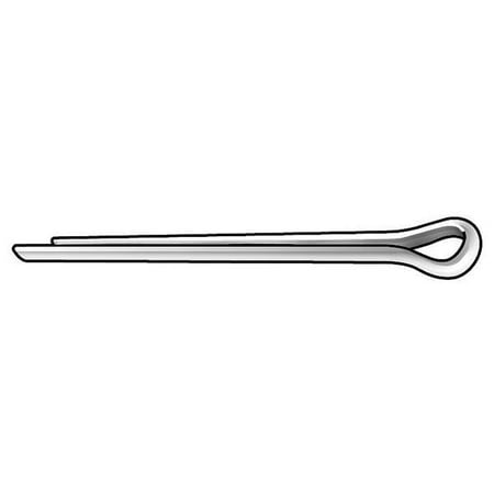 

ZoroSelect Cotter Pin Ext Prong 1/8 Dx2 L PK100