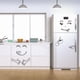 thumbnail image 2 of Pegatinas de pared para nevera de cocina, pegatinas bonitas para nevera, cara feliz y deliciosa, pegatinas de vinilo para pared de cocina, decoración del hogar, 2 of 5