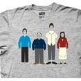 thumbnail image 7 of Mens Seinfeld Classic Lineup T-Shirt - Seinfeld Mens Fashion Shirt - Jerry, Kramer, Geroge and Elaine Tee, 7 of 7
