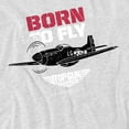 thumbnail image 2 of Top Gun Born to Fly Women's Pullover Hoodie, Grey Heather, Large, 2 of 4
