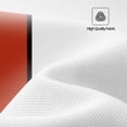 thumbnail image 3 of Mid Century Modern Shower Curtain Red Bathroom Accessories, 3 of 8