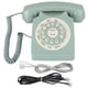 thumbnail image 1 of Antique European vintage landline phone Green High Definition Call Large clear button, home phone, 1 of 5