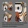 thumbnail image 4 of 4PCS Wavy Swirl Shower Curtain Sets with Rugs, Abstract Shower Curtain, Waterproof Fabric Green Shower Curtain, 70s Art Cute Funky Groovy Vintage Retro Boho Minimal Aesthetic Bathroom Decor, 4 of 7