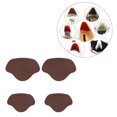 thumbnail image 3 of kurtrusly Semelles Ajustables pour Talons Hauts, Réparation de Talons Personnalisable, Café 1Set, 3 of 6