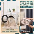 thumbnail image 3 of shiyou-Small Rug 2x3 - Beige Area Rugs - Foldable Washable Rug 2x3 - Non-Shedding Area Carpet for Living Room - Anti-Slip Rugs for Entryway Indoor - Small Washable Rugs w/Soft Microfiber, 3 of 4