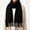 Black(ladies Scarves), variant on LUVDA Knit Scarf Wrap for Women Solid Long Fringe Warm Casual Fall Winter