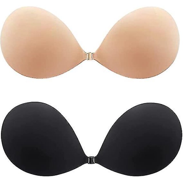 uds sujetador adhesivo Invisible adhesivo sin tirantes Push Up espalda descubierta reutilizable cubierta de silicona sujetadores para pezones