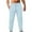 Sky Blue, variant on zfhfof Mens Casual Cotton Linen Striped Pants Elastic Waist Summer Beach Yoga Pants Lightweight Straight-Legs Loose Trousers