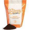 thumbnail image 4 of Bizzy Organic Cold Brew Coffee | Breakfast Blend | Coarse Ground Coffee | Medium-Light Roast | Micro Sifted | Specialty Grade | 100% Arabica | 2 LB, 4 of 6