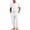 White, variant on hotojiny Mens Summer 2 Piece Set Button Collared Short Sleeve Golf Shirt Cinch Bottoms Cargo Pants Walking Casual Outfits(White,X-Large)