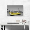 thumbnail image 2 of ARTCANVAS Yellow Vintage American Car Canvas Art Print - Size: 26" x 18" (1.50" Deep), 2 of 9
