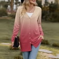 thumbnail image 5 of Delayuji Women’s Cardigan Lightweight Soft Knit Gradient Color Long Sleeve Open Front Coat Cardigan For Women Spring Outfit, 5 of 5