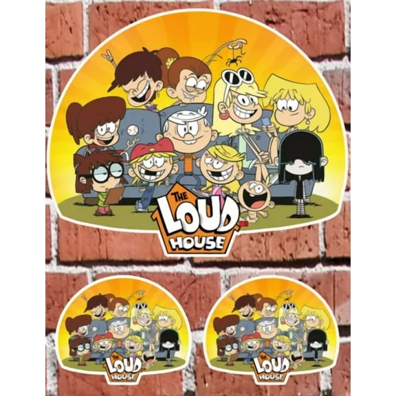 Loud House 7" And 3" Decal Stickers For Home, School, Auto, Skate, Laptop