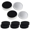 thumbnail image 1 of Juego de 2 limpiadores y 6 esponjas para eliminar sombras y rubores de manera eficiente y cambiar de color rápidamente. Juego de limpiador de brochas de maquillaje de cambio rápido, 1 of 6