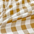 thumbnail image 6 of Kezqiaxn Ginghams Duvet Cover Sets of 4, Washed Cotton Plaid Duvet Covers Sets with 2 Pillow Case and Full Size Mattress Protector, Soft Plaid Washed Microfiber Bedding Sets Cover Protectors, 6 of 8