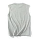 thumbnail image 3 of pstuiky Camisetas sin mangas para hombre, Camiseta deportiva de verano informal de color liso sin mangas y cuello redondo para hombre Chaleco para hombre xxl, 3 of 3