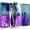 Aqua Purple, variant on NGB SUPREMACY For Samsung Galaxy Z Flip7 Phone Case Screen Protector Wrist Strap Lanyard Shiny Sparkly Glitter Galaxy Z Flip 7 Case Cover
