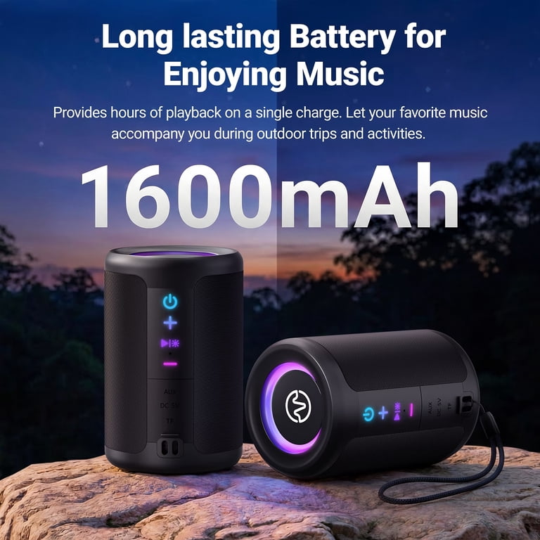 VEATOOL S16 Bluetooth Speaker - Black photo 6