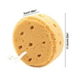 thumbnail image 3 of Honeycomb Bath Sponge for Kids & Adults | Seaweed Bath Sponge Scrub | Soft Foaming Body Sponge for Sensitive Skin | Includes Hanging Rope | 11.5x5 cm, 3 of 6