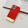 thumbnail image 5 of Compatible with iPhone 14 Pro Max Plating Case Fashion Luxury Electroplated Cover Ultra Thin Slim 3 in 1 Camera Protection Cover for iPhone 14 Pro Max Women Girls Men Red, 5 of 14