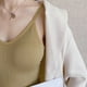 thumbnail image 4 of Sujetador deportivo para mujer, sin aros, acolchado, soporte medio, sujetadores de yoga, gimnasio, correr, entrenamiento, camisetas sin mangas, 4 of 5