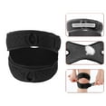 thumbnail image 2 of Sports Patellar Tendon Support Strap Sweat-absorbent Shockproof Adjustable Knee Black, 2 of 8