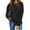 Black, variant on Women's Sweatshirts Crewneck Long Sleeve Valentines Day Shirt Cute Love Heart Print Pullover Tops Loose Fit Casual Sweatshirt Hot Pink L